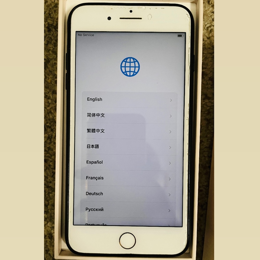 iPhone 8 Plus Unlocked for any Carrier SIM Card